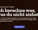 Einsetzungsverfahren: Ich berechne, was du nicht siehst! Moderne Medizin braucht Lösungsverfahren für lineare Gleichungssysteme.