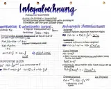 Stammfunktionen: Integralrechnung, Hauptsatz, Faktorregel, Summenregel, lineare Verkettung, Exponentialfunktion.