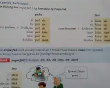 Französisch-Grammatik: imparfait-Endungen wie -ais, -ait, -ions, -iez, -aient werden an den Stamm der nous-Form gehängt.
