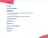 Glossar mit Liste grammatikalischer Begriffe, z.B. Aufzählung mit Beispiel.