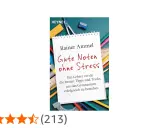 Buch "Gute Noten ohne Stress" von Rainer Ammel. Es erklärt, was ist eine inhaltsangabe, um das Gymnasium erfolgreich zu bestehen.