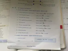 Französische Sätze mit unverbundenen Personalpronomen. Übung zum Imperativ mit Pronomen.