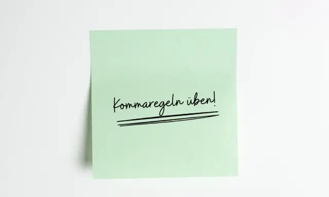 Ein Haftnotiz mit der Aufschrift "Kommaregeln üben!". Schön von dir zu hören, Komma, dass du dich damit beschäftigst!