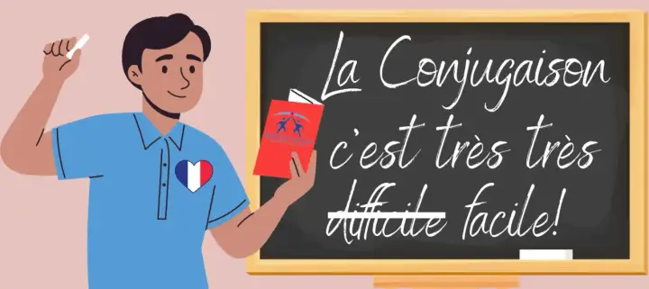 Lehrer mit Herz für Frankreich erklärt: "La Conjugaison c'est très très facile!" (Der Indikativ Französisch ist sehr, sehr einfach!)